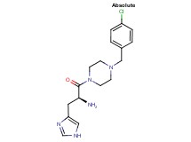 [(1S)-2-[4-(4-chlorobenzyl)-1-piperazinyl]-1-(1H-imidazol-4-ylmethyl)-2-oxoethyl]amine dihydrochloride