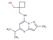 (1-{[(5-isopropyl-2-methylpyrazolo[1,5-a]pyrimidin-7-yl)amino]methyl}cyclobutyl)methanol