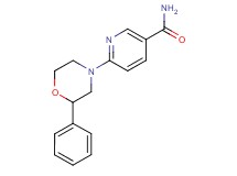 6-(2-phenyl-4-morpholinyl)nicotinamide