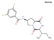 3,5-difluoro-N-{(3S,7S,8aS)-3-[(1S)-1-methylpropyl]-1,4-dioxooctahydropyrrolo[1,2-a]pyrazin-7-yl}benzamide