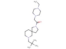7-(2,2-dimethylpropyl)-2-[(4-ethyl-1-piperazinyl)acetyl]-2,7-diazaspiro[4.5]decane