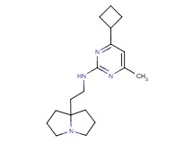 4-cyclobutyl-6-methyl-N-[2-(tetrahydro-1H-pyrrolizin-7a(5H)-yl)ethyl]pyrimidin-2-amine