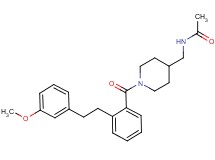N-[(1-{2-[2-(3-methoxyphenyl)ethyl]benzoyl}-4-piperidinyl)methyl]acetamide