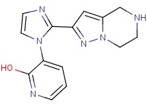 3-[2-(4,5,6,7-tetrahydropyrazolo[1,5-a]pyrazin-2-yl)-1H-imidazol-1-yl]-2-pyridinol dihydrochloride