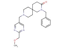 2-benzyl-9-{[2-(methoxymethyl)pyrimidin-5-yl]methyl}-2,9-diazaspiro[5.5]undecan-3-one