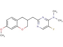 5-fluoro-2-[(7-methoxy-3,4-dihydro-2H-chromen-3-yl)methyl]-N,N-dimethylpyrimidin-4-amine