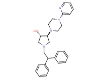 (3S*,4S*)-1-(2,2-diphenylethyl)-4-[4-(2-pyridinyl)-1-piperazinyl]-3-pyrrolidinol
