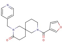 8-(3-furoyl)-2-(pyridin-4-ylmethyl)-2,8-diazaspiro[5.5]undecan-3-one