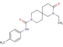 2-ethyl-N-(4-methylphenyl)-3-oxo-2,9-diazaspiro[5.5]undecane-9-carboxamide