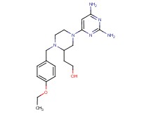 2-[4-(2,6-diamino-4-pyrimidinyl)-1-(4-ethoxybenzyl)-2-piperazinyl]ethanol