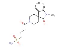 4-(1-methyl-2-oxo-1,2-dihydro-1'H-spiro[indole-3,4'-piperidin]-1'-yl)-4-oxobutane-1-sulfonamide