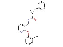 (1R*,2R*)-N-{[2-(2-methylphenoxy)pyridin-3-yl]methyl}-2-phenylcyclopropanecarboxamide