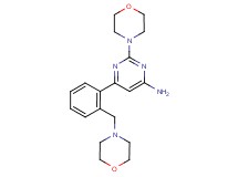 2-morpholin-4-yl-6-[2-(morpholin-4-ylmethyl)phenyl]pyrimidin-4-amine