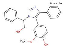 4-{1-[(1S)-2-hydroxy-1-phenylethyl]-4-phenyl-1H-imidazol-5-yl}-2-methoxyphenol