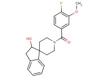 1'-(4-fluoro-3-methoxybenzoyl)-2,3-dihydrospiro[indene-1,4'-piperidin]-2-ol