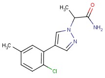 2-[4-(2-chloro-5-methylphenyl)-1H-pyrazol-1-yl]propanamide