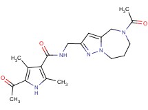 5-acetyl-N-[(5-acetyl-5,6,7,8-tetrahydro-4H-pyrazolo[1,5-a][1,4]diazepin-2-yl)methyl]-2,4-dimethyl-1H-pyrrole-3-carboxamide