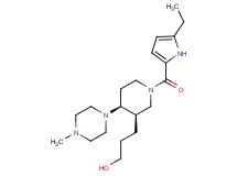 3-[(3R*,4S*)-1-[(5-ethyl-1H-pyrrol-2-yl)carbonyl]-4-(4-methylpiperazin-1-yl)piperidin-3-yl]propan-1-ol