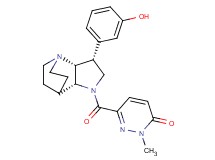 6-{[(3R*,3aR*,7aR*)-3-(3-hydroxyphenyl)hexahydro-4,7-ethanopyrrolo[3,2-b]pyridin-1(2H)-yl]carbonyl}-2-methylpyridazin-3(2H)-one