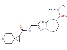 2-{[(6-azaspiro[2.5]oct-1-ylcarbonyl)amino]methyl}-N,N-dimethyl-7,8-dihydro-4H-pyrazolo[1,5-a][1,4]diazepine-5(6H)-carboxamide hydrochloride