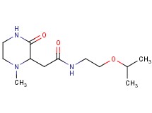 N-(2-isopropoxyethyl)-2-(1-methyl-3-oxo-2-piperazinyl)acetamide