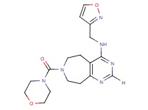 N-(isoxazol-3-ylmethyl)-7-(morpholin-4-ylcarbonyl)-6,7,8,9-tetrahydro-5H-pyrimido[4,5-d]azepin-4-amine
