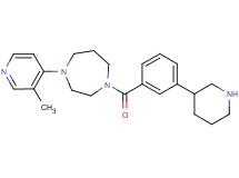 1-(3-methylpyridin-4-yl)-4-(3-piperidin-3-ylbenzoyl)-1,4-diazepane