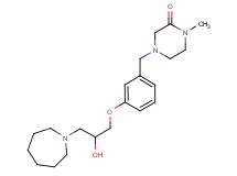 4-[3-(3-azepan-1-yl-2-hydroxypropoxy)benzyl]-1-methylpiperazin-2-one