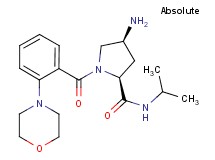 (2S,4S)-4-amino-N-isopropyl-1-(2-morpholin-4-ylbenzoyl)pyrrolidine-2-carboxamide