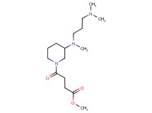methyl 4-{3-[[3-(dimethylamino)propyl](methyl)amino]-1-piperidinyl}-4-oxobutanoate