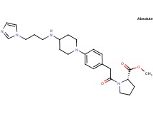 methyl 1-{[4-(4-{[3-(1H-imidazol-1-yl)propyl]amino}-1-piperidinyl)phenyl]acetyl}-L-prolinate