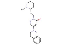 5-(3,4-dihydro-2(1H)-isoquinolinyl)-2-[2-(1-methyl-2-piperidinyl)ethyl]-3(2H)-pyridazinone