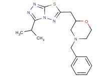 6-[(4-benzylmorpholin-2-yl)methyl]-3-isopropyl[1,2,4]triazolo[3,4-b][1,3,4]thiadiazole