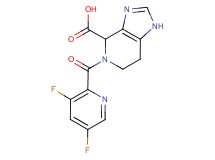 5-[(3,5-difluoro-2-pyridinyl)carbonyl]-4,5,6,7-tetrahydro-1H-imidazo[4,5-c]pyridine-4-carboxylic acid
