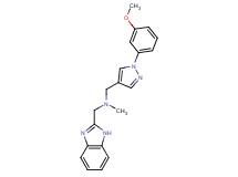 (1H-benzimidazol-2-ylmethyl){[1-(3-methoxyphenyl)-1H-pyrazol-4-yl]methyl}methylamine