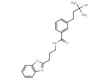 N-[3-(1,3-benzoxazol-2-yl)propyl]-3-(3-hydroxy-3-methylbutyl)benzamide
