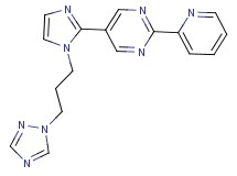 2-pyridin-2-yl-5-{1-[3-(1H-1,2,4-triazol-1-yl)propyl]-1H-imidazol-2-yl}pyrimidine