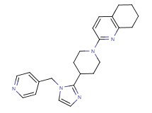 2-{4-[1-(pyridin-4-ylmethyl)-1H-imidazol-2-yl]piperidin-1-yl}-5,6,7,8-tetrahydroquinoline