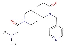 9-(N,N-dimethylglycyl)-2-(pyridin-4-ylmethyl)-2,9-diazaspiro[5.5]undecan-3-one