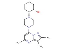 (1S*,2S*)-2-[4-(2,3,5-trimethylpyrazolo[1,5-a]pyrimidin-7-yl)-1-piperazinyl]cyclohexanol