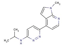 N-isopropyl-6-(1-methyl-1H-pyrrolo[2,3-b]pyridin-4-yl)pyridazin-3-amine