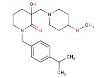 3-hydroxy-1-(4-isopropylbenzyl)-3-[(4-methoxy-1-piperidinyl)methyl]-2-piperidinone