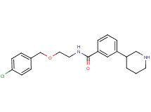 N-{2-[(4-chlorobenzyl)oxy]ethyl}-3-piperidin-3-ylbenzamide