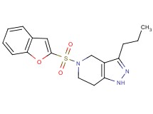 5-(1-benzofuran-2-ylsulfonyl)-3-propyl-4,5,6,7-tetrahydro-1H-pyrazolo[4,3-c]pyridine