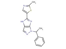 5-(2-methyl-1,3-thiazol-5-yl)-1-(1-phenylethyl)-1,4-dihydroimidazo[4,5-c]pyrazole
