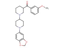 [1'-(1,3-benzodioxol-5-yl)-1,4'-bipiperidin-3-yl](3-methoxyphenyl)methanone