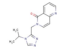 6-[(4-isopropyl-4H-1,2,4-triazol-3-yl)methyl]-1,6-naphthyridin-5(6H)-one