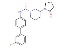 N-(3'-fluorobiphenyl-4-yl)-3-(2-oxopyrrolidin-1-yl)piperidine-1-carboxamide