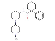 N-(1'-methyl-1,4'-bipiperidin-3-yl)-1-phenylcyclohexanecarboxamide