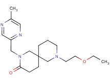 8-(2-ethoxyethyl)-2-[(5-methylpyrazin-2-yl)methyl]-2,8-diazaspiro[5.5]undecan-3-one